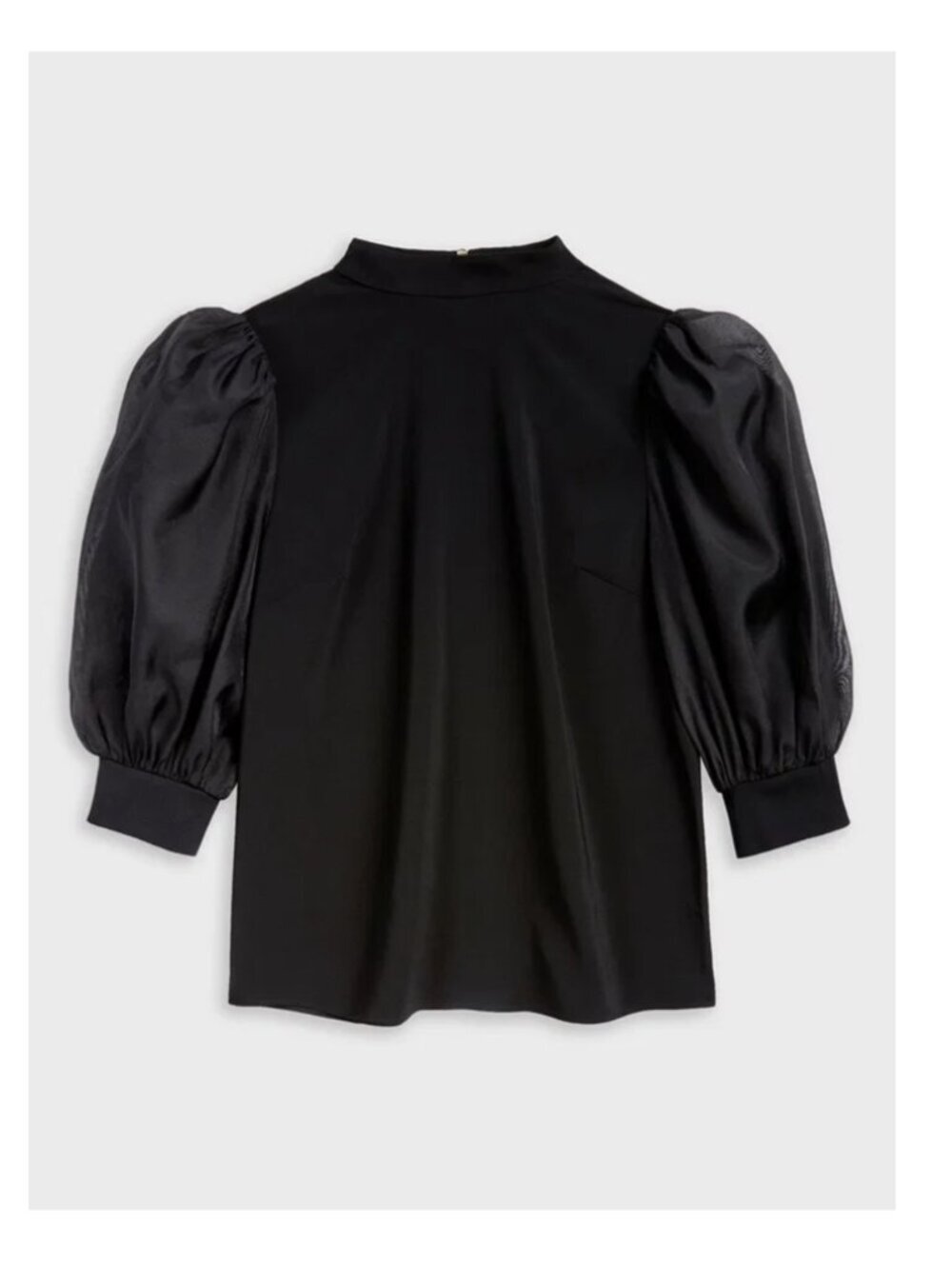 Ted Baker Micaeli Organza Puff Sleeve Top - Picture 3 of 16